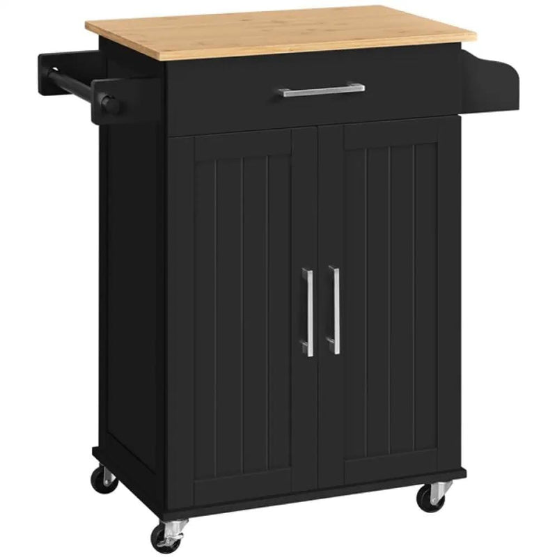 Yaheetech Kitchen Island with Wheels Kitchen Island with Wheels