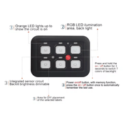 salelink.co.nz Unbranded 6 Gang Rocker Switch Panel 6 Gang Rocker Switch Panel | Action Outdoors NZ
