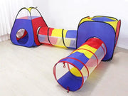 4PCS Pop-Up Square Triangle Tunnel Play Tent Kit Set – view 3