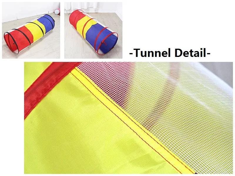 4PCS Pop-Up Square Triangle Tunnel Play Tent Kit Set – view 10