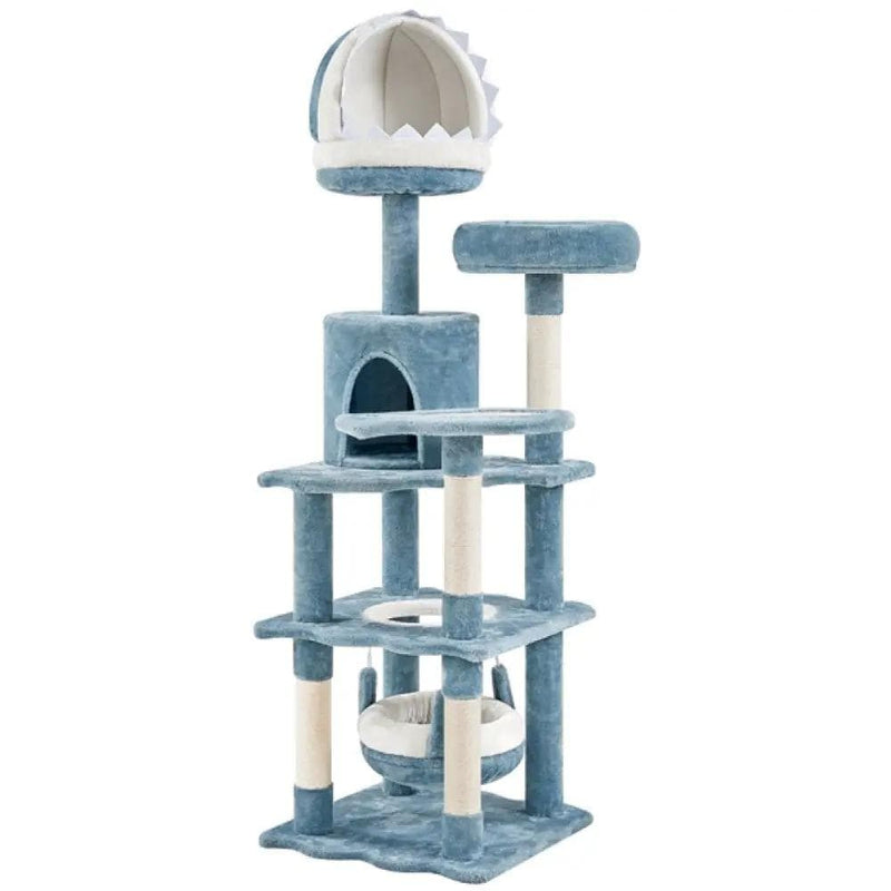 Yaheetech Multi-Level Ocean-themed Cat Tree Cat Tower Multi-Level Ocean-themed Cat Tree Cat Tower