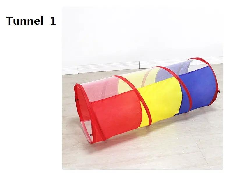 4PCS Pop-Up Square Triangle Tunnel Play Tent Kit Set – view 8