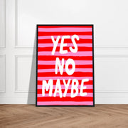 Blank Wall Print Shop Print Material Yes No Maybe Yes No Maybe