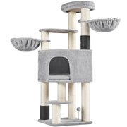 Multilevel Heavy-Duty Cat Tree with Thick Scratching Posts – view 1