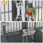 Yaheetech H68.5'' Play Top Parrot Cage Metal Rolling Bird Cage H68.5'' Play Top Parrot Cage Metal Rolling Bird Cage