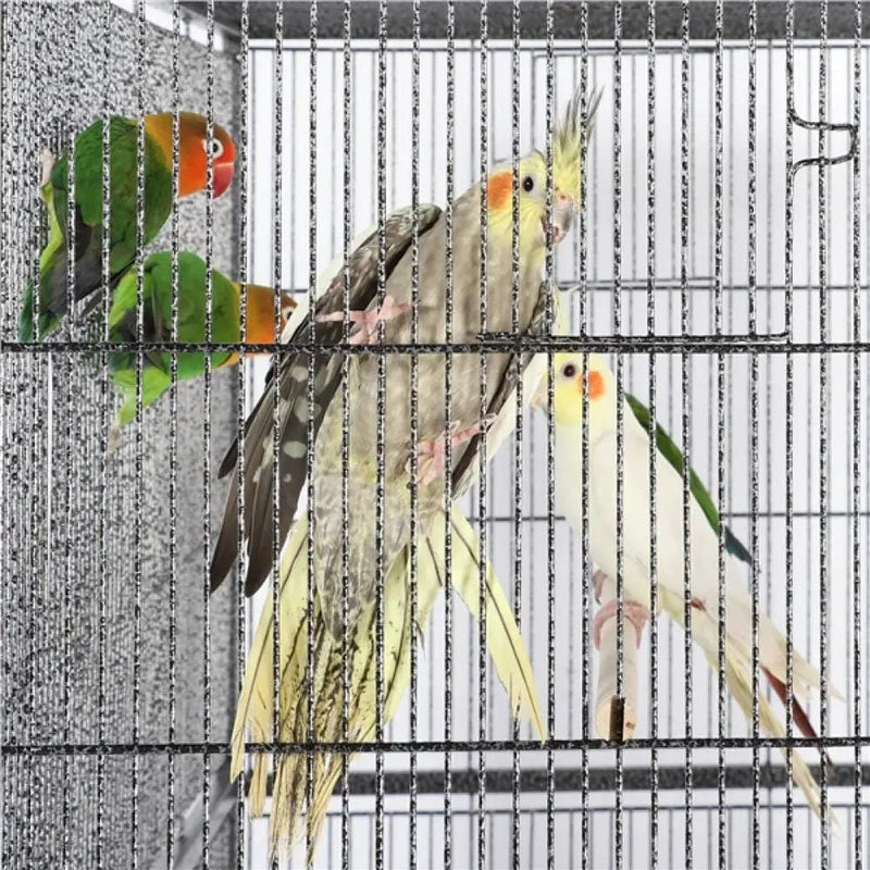 Yaheetech 63’’H Large Parrot Cage w/ Stand Rolling Metal Pet Cage 63’’H Large Parrot Cage w/ Stand Rolling Metal Pet Cage
