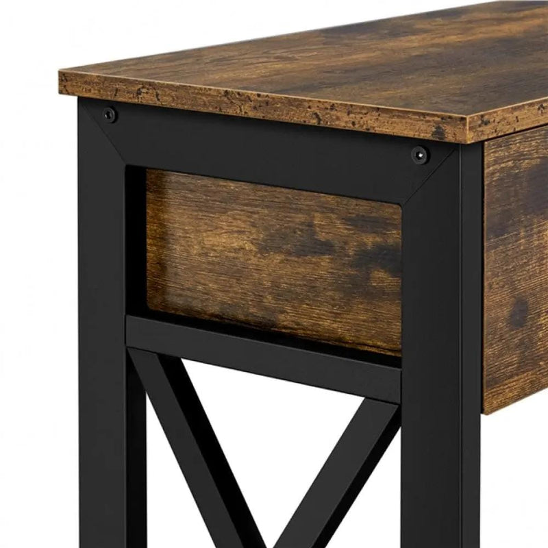 Yaheetech 2-Tier X-Design Console Table Hall Table 2-Tier X-Design Console Table Hall Table
