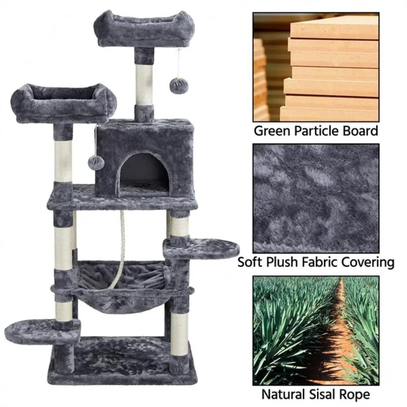 Yaheetech Multilevel Cat Tree Cat Tower Multilevel Cat Tree Cat Tower