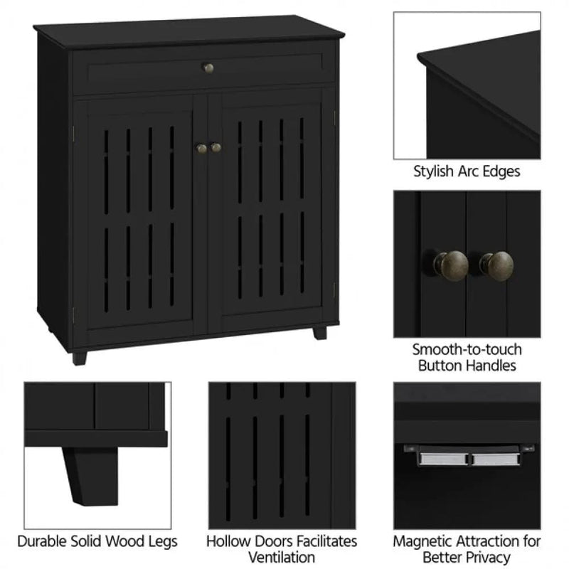 Yaheetech 4 Tier Shoe Storage Cabinet Shoe Rack 4 Tier Shoe Storage Cabinet Shoe Rack