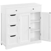 Wooden Bathroom Floor Cabinet Side Storage Organizer Cabinet – view 10