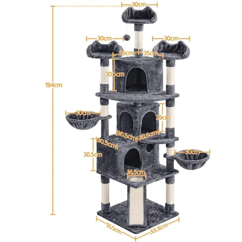 Yaheetech 76.5-inch Large Cat Tree 76.5-inch Large Cat Tree