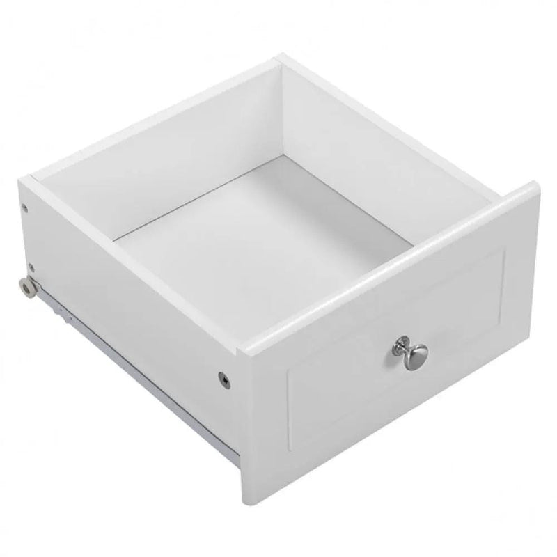 End Table with 2 Drawers and 1 Cubby Side Table Night Stand – view 10