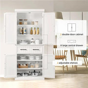 Yaheetech Tall Pantry Cupboard Kitchen Pantry Cabinet Freestanding Storage Cabinet Tall Pantry Cupboard Kitchen Pantry Cabinet Freestanding Storage Cabinet