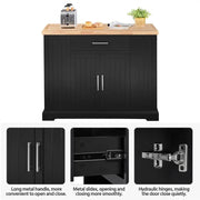 Yaheetech Rolling Kitchen Island Kitchen Trolley Rolling Kitchen Island Kitchen Trolley