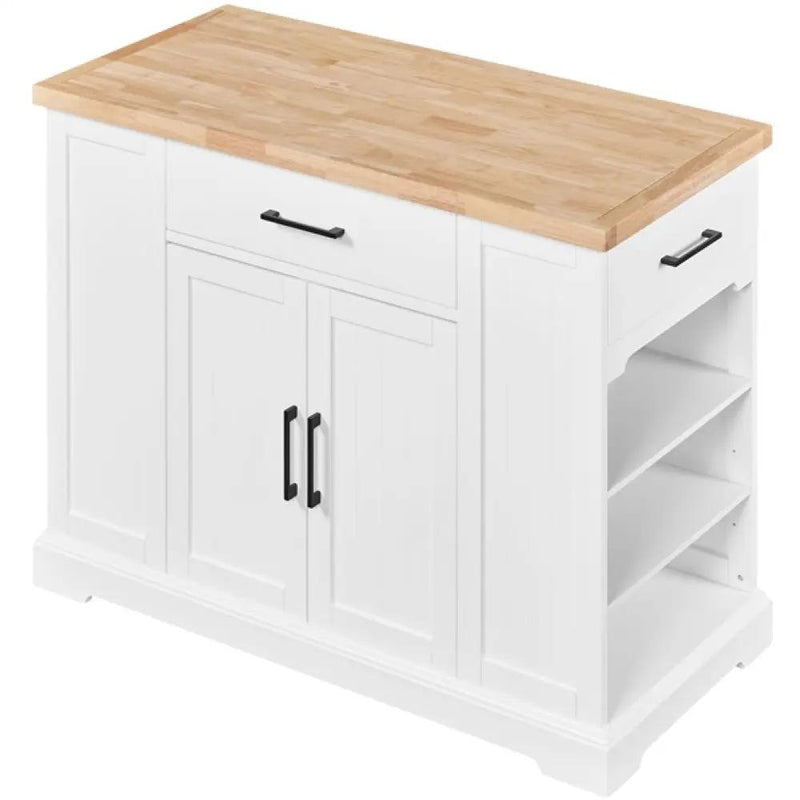 Yaheetech Rolling Kitchen Island Trolley Modern Storage Cabinet Rolling Kitchen Island Trolley Modern Storage Cabinet