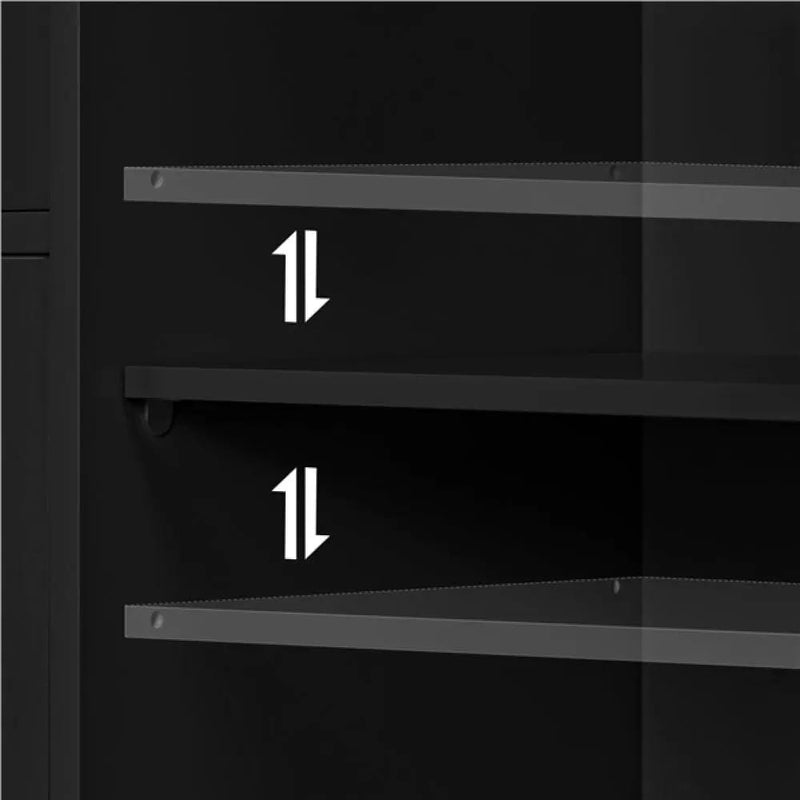Wooden Bathroom Cabinet 4 Drawers & Cupboard Bathroom Storage Unit – view 10