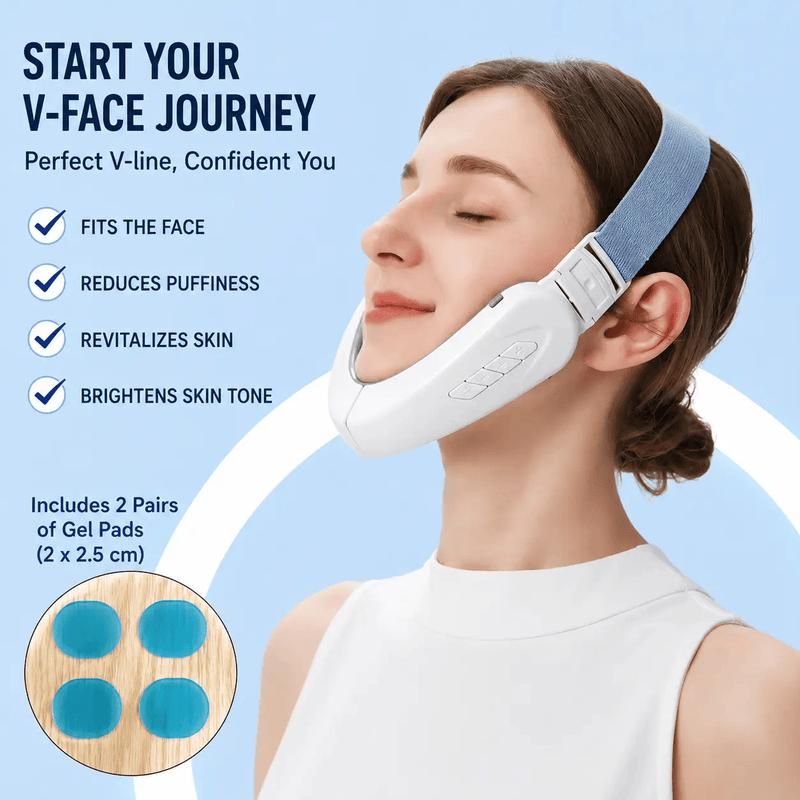 Poppy Gifts Beauty Mini V-Face Shaping Device – Hands-Free Facial Massager Mini V-Face Shaping Device – Hands-Free Facial Massager