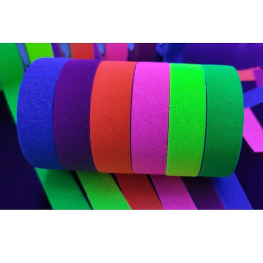 6 Colors Neon Cloth Tape Glow in Dark UV Light / Blacklight Tape – view 2
