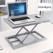 Adjustable Laptop Table Desk - Silver&Grey – view 2