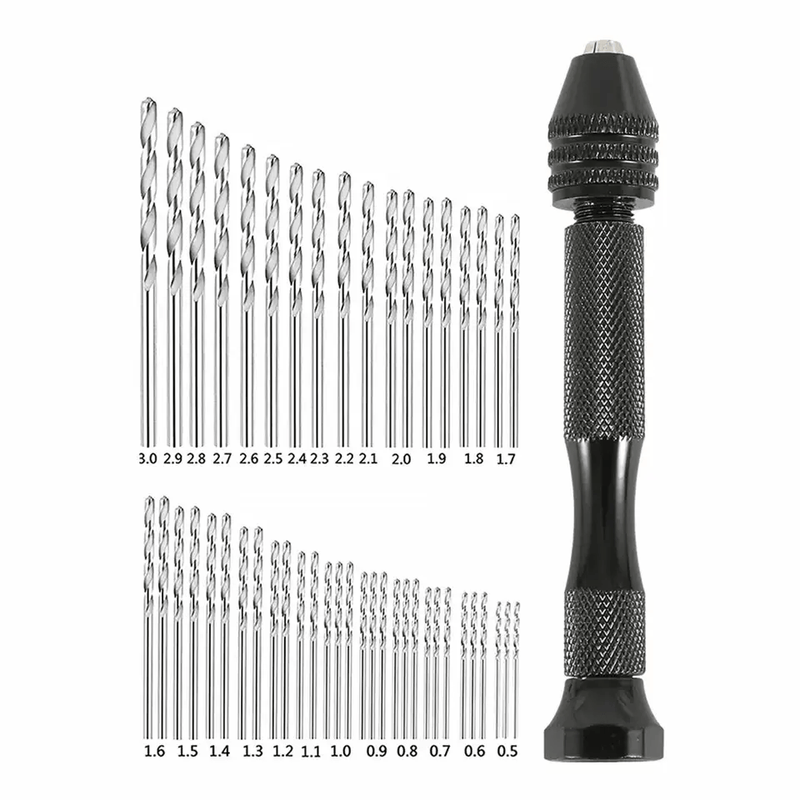 salelink.co.nz Unbranded 49Pcs Mini hand drill Vise Hand Bits 49Pcs Mini hand drill Vise Hand Bits | Action Outdoors NZ
