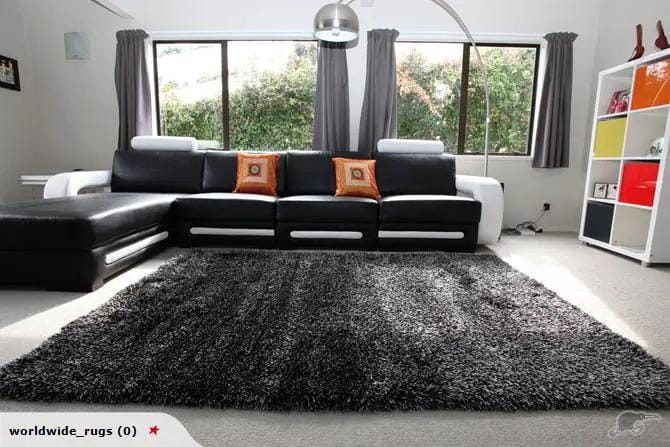 Kiwi Grab Kiwi Grab Storm Black Rug 2.3x1.6m Storm Black Rug 2.3x1.6m