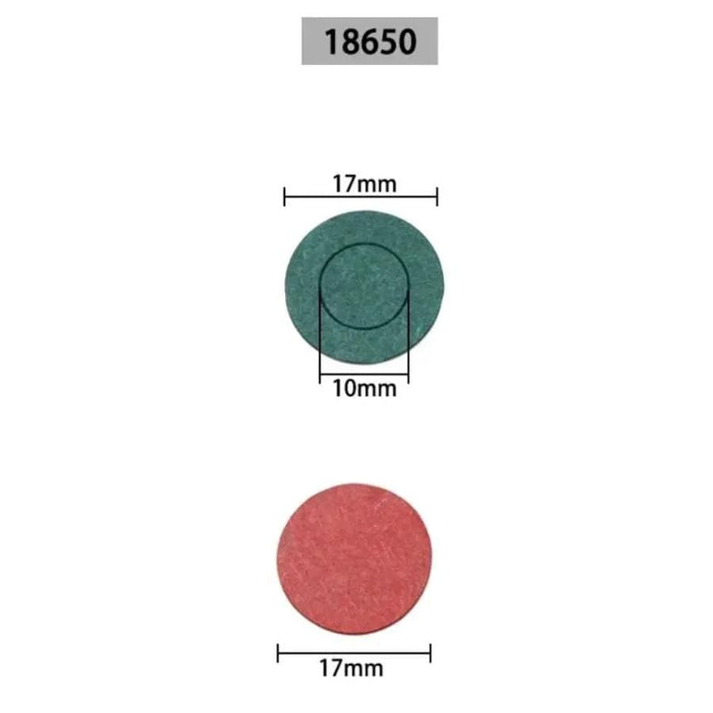 That Watch Shop Batteries 18650 Battery Terminal Gasket - 50pcs 18650 Battery Terminal Gasket 50 Pack For Insulation