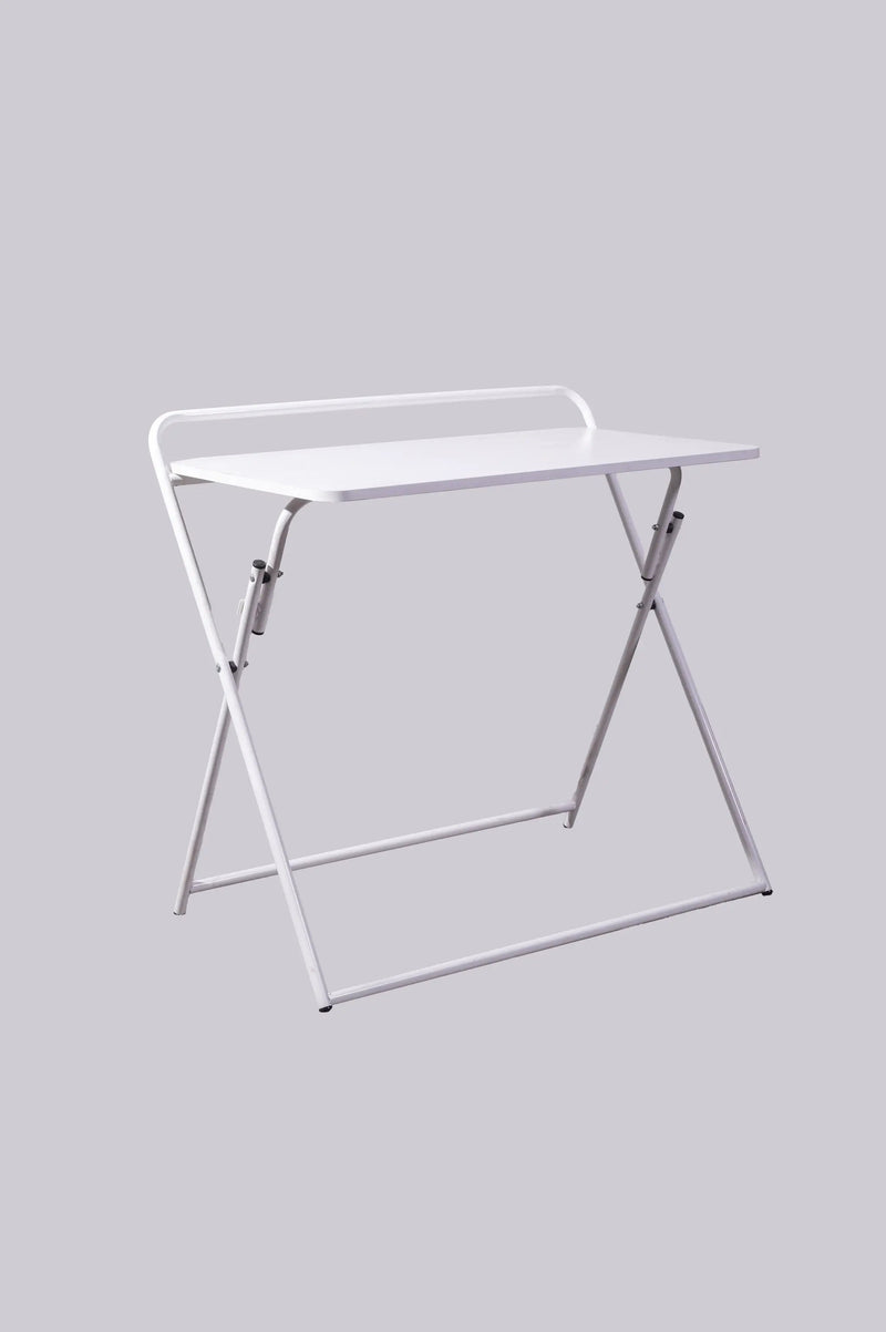 sue-e furniture Computer Desk Amber Folding Desk White Amber Folding Desk White
