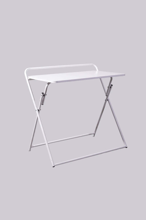 sue-e furniture Computer Desk Amber Folding Desk White Amber Folding Desk White