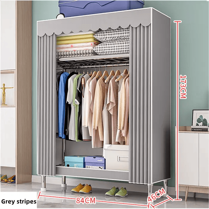 salelink.co.nz Unbranded Clothes Wardrobe Organiser (LM1248) Clothes Wardrobe Organiser (LM1248) | Action Outdoors NZ