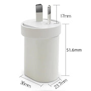 2 Port USB Phone Charger 5V 2A Dual USB Wall Charging AC Adapter NZ Plug – view 2