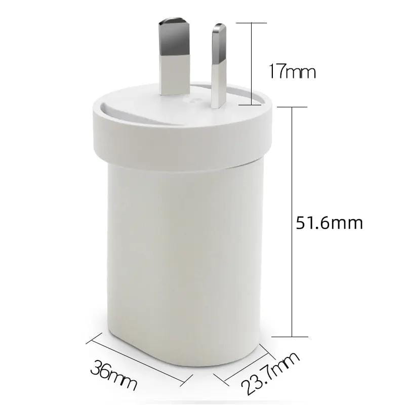 2 Port USB Phone Charger 5V 2A Dual USB Wall Charging AC Adapter NZ Plug – view 2