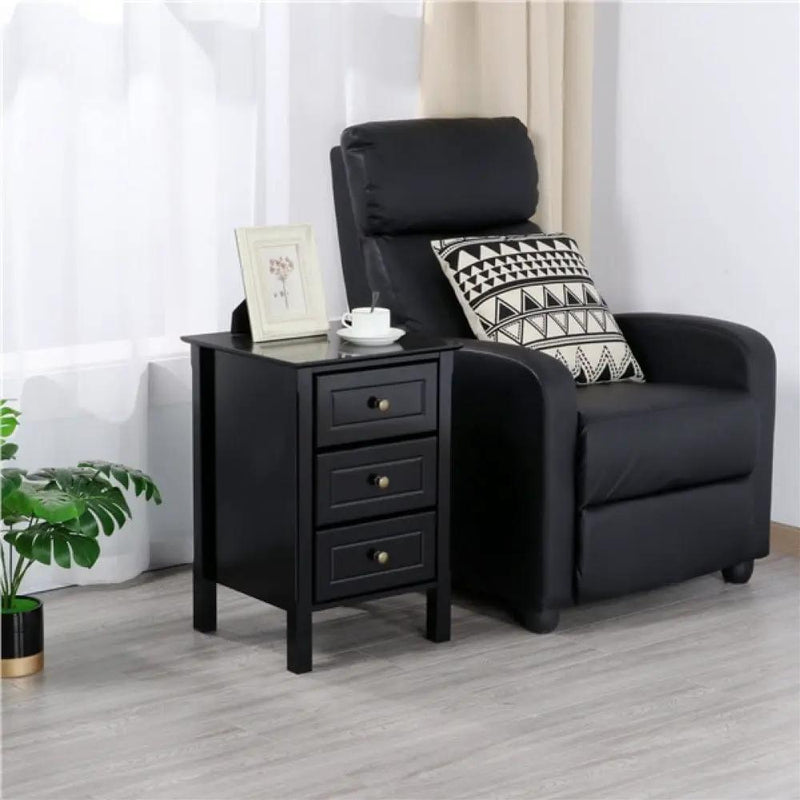 Yaheetech 3-drawer Bedside Table End Table Nightstand 3-drawer Bedside Table End Table Nightstand