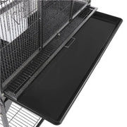 Yaheetech 63’’H Large Parrot Cage w/ Stand Rolling Metal Pet Cage 63’’H Large Parrot Cage w/ Stand Rolling Metal Pet Cage