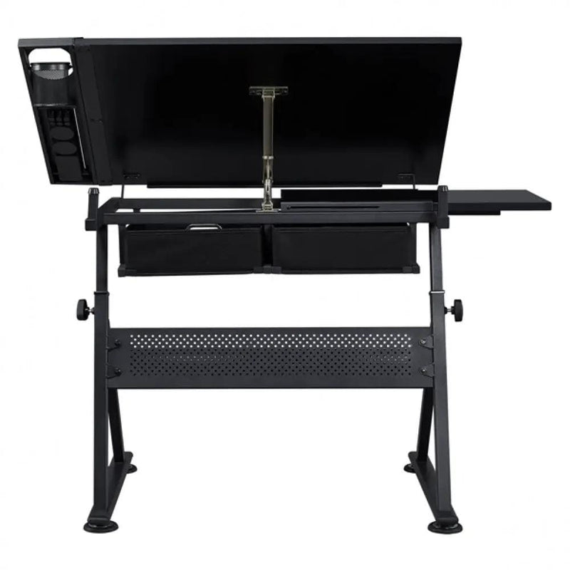 Drafting Table/Stool Set with Adjustable Table Angles & Heights All-in-One – view 11
