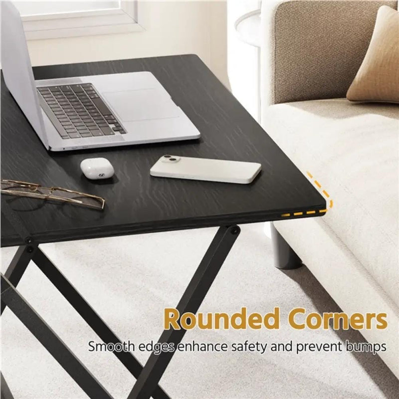 Yaheetech 2-Tier Foldable Computer Desk w/ Monitor Shelf 2-Tier Foldable Computer Desk w/ Monitor Shelf
