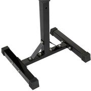 Pair of Adjustable Squat Rack Standard 45-70 Inch Solid Steel Squat Stand – view 11