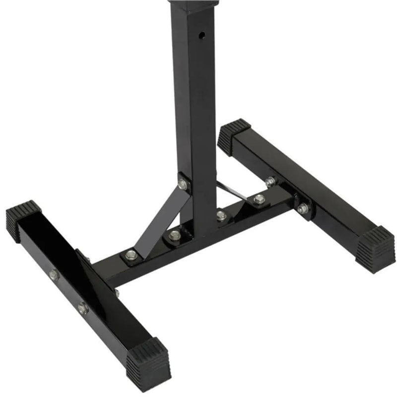 Pair of Adjustable Squat Rack Standard 45-70 Inch Solid Steel Squat Stand – view 11
