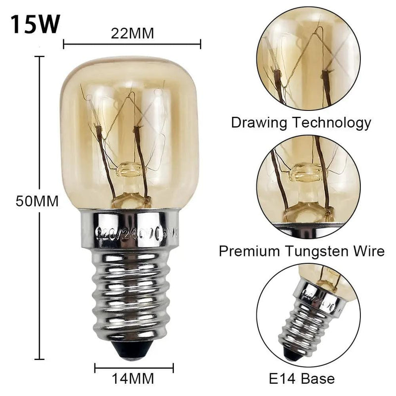 15W 5Pcs E14 Himalayan Salt Lamp Globe Bulb – view 2