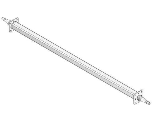 Trojan Straight-Beam Axle 10 Drum 1750kg Bare Metal Custom Made For Trailers And Light Commercials – view 1