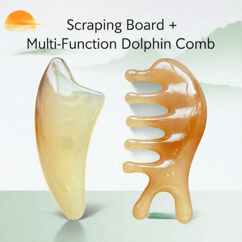 Poppy Gifts Meridian Massage Gua-Sha Masterpiece 3-Piece Set Meridian Massage Gua-Sha Masterpiece 3-Piece Set