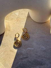 Tahana Jewellery Earrings Āwhiorangi Gold Earrings Āwhiorangi Gold Earrings