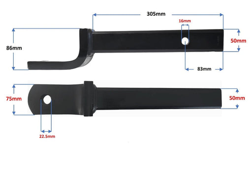 Trojan Trailer Ball Mount 21181 Robust 3600kg Capacity For Caravan And Boat Trailers – view 4