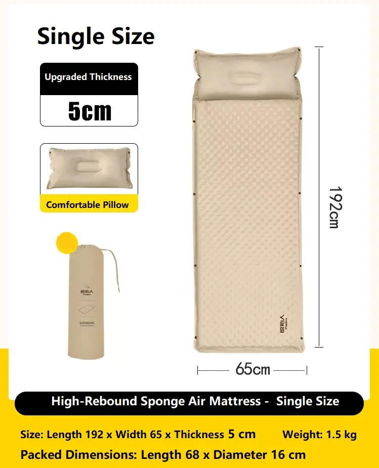 ECOTREK Mattress Self-Inflating Mattress – Single Size | Outdoor & Home Use PRI9155 Self-Inflating Mattress – Single Size | Outdoor & Home Use PRI9155