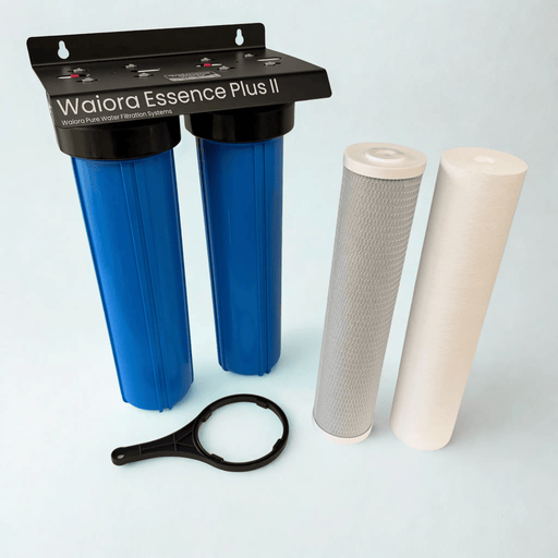 Waiora Essence Plus II Whole House Mains Filter - 2 Stage, 20 Inch Jumbo, High Flow Chlorine Removal NZ