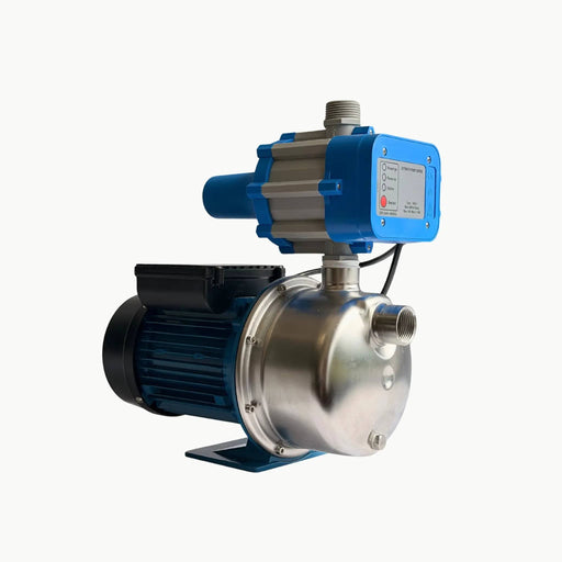 Kaha Flow Series Self-Priming Jet Pump with Pressure Controller - Stainless Steel, Tank & Shallow Well NZ – view 1
