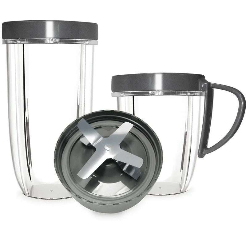 5pcs Cups and Blade Replacement Kit For NutriBullet Juicer 900W/600W – view 1