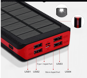 salelink.co.nz Unbranded 30000mAh Solar Power Bank (GZJ2592) 30000mAh Solar Power Bank (GZJ2592) | Action Outdoors NZ