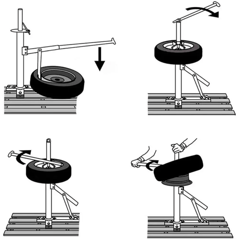 salelink.co.nz Unbranded Manual Tyre Changer Machine Manual Tyre Changer Machine | Action Outdoors NZ