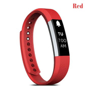 Red Silicone Fitbit Alta HR Replacement Strap With Metal Clasp Large – view 2