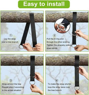 salelink.co.nz Unbranded Tree Swing Hanging Straps Kit Tree Swing Hanging Straps Kit | Action Outdoors NZ